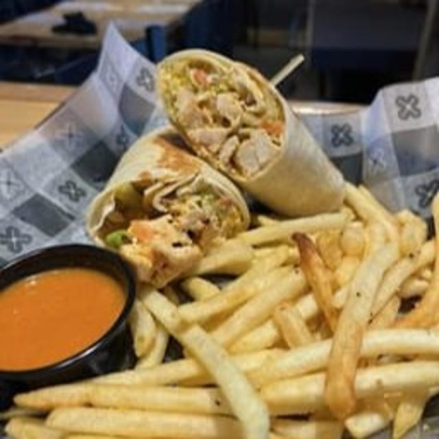 $10 Buffalo Chicken Wrap.