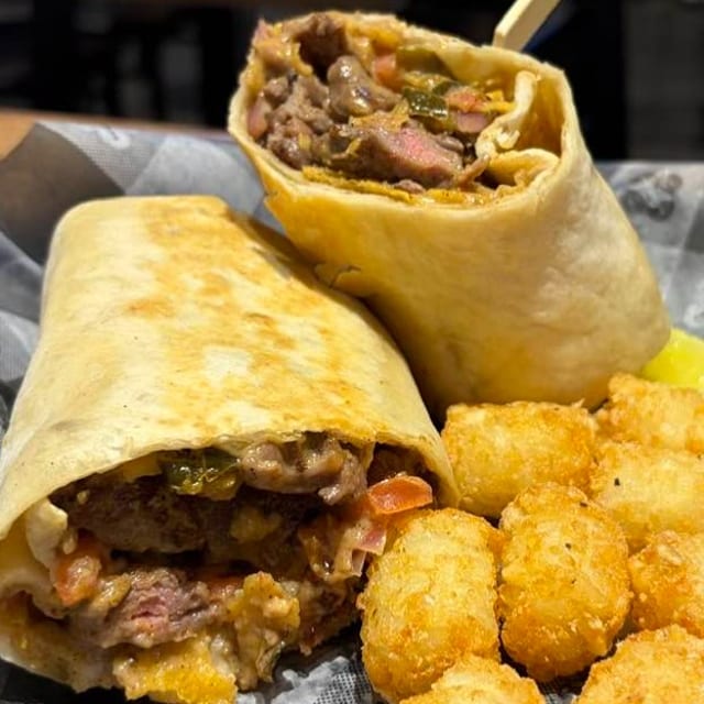 Spicy Steak Wrap.