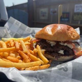 Black and Bleu Burger