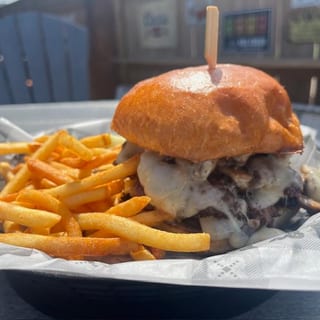 Swiss Mushroom Burger